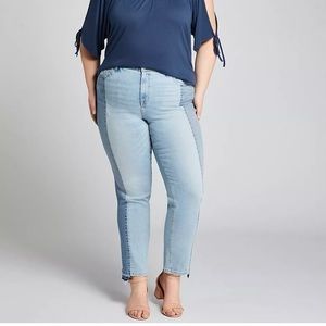 NWT Lane Bryant two tone jeans, size 24